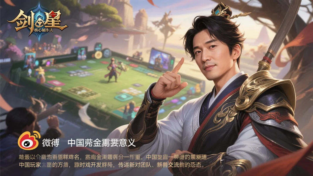 《剑星》制作人金亨泰开通微博：特别录制视频致谢中国玩家