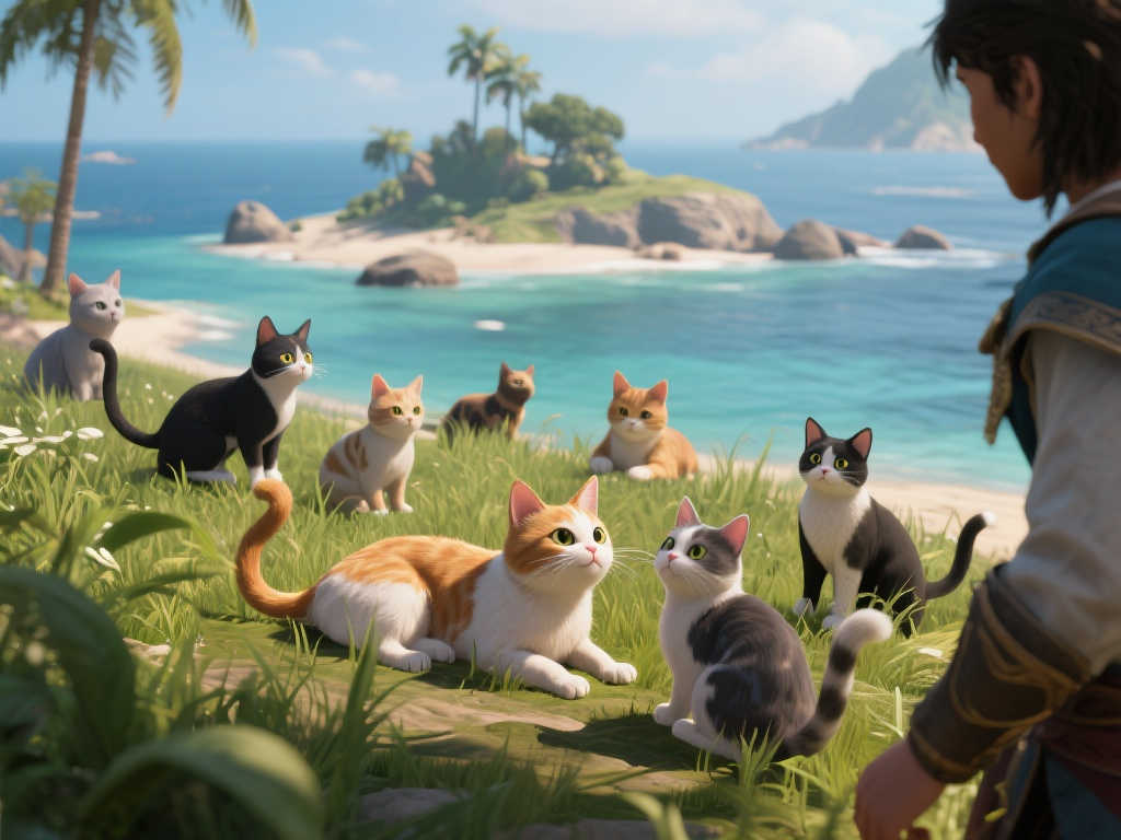 《刺客信条:影》带你探索猫岛 打造专属“喵星乐园 《刺客信条:影》带你探索猫岛 打造专属“喵星乐园